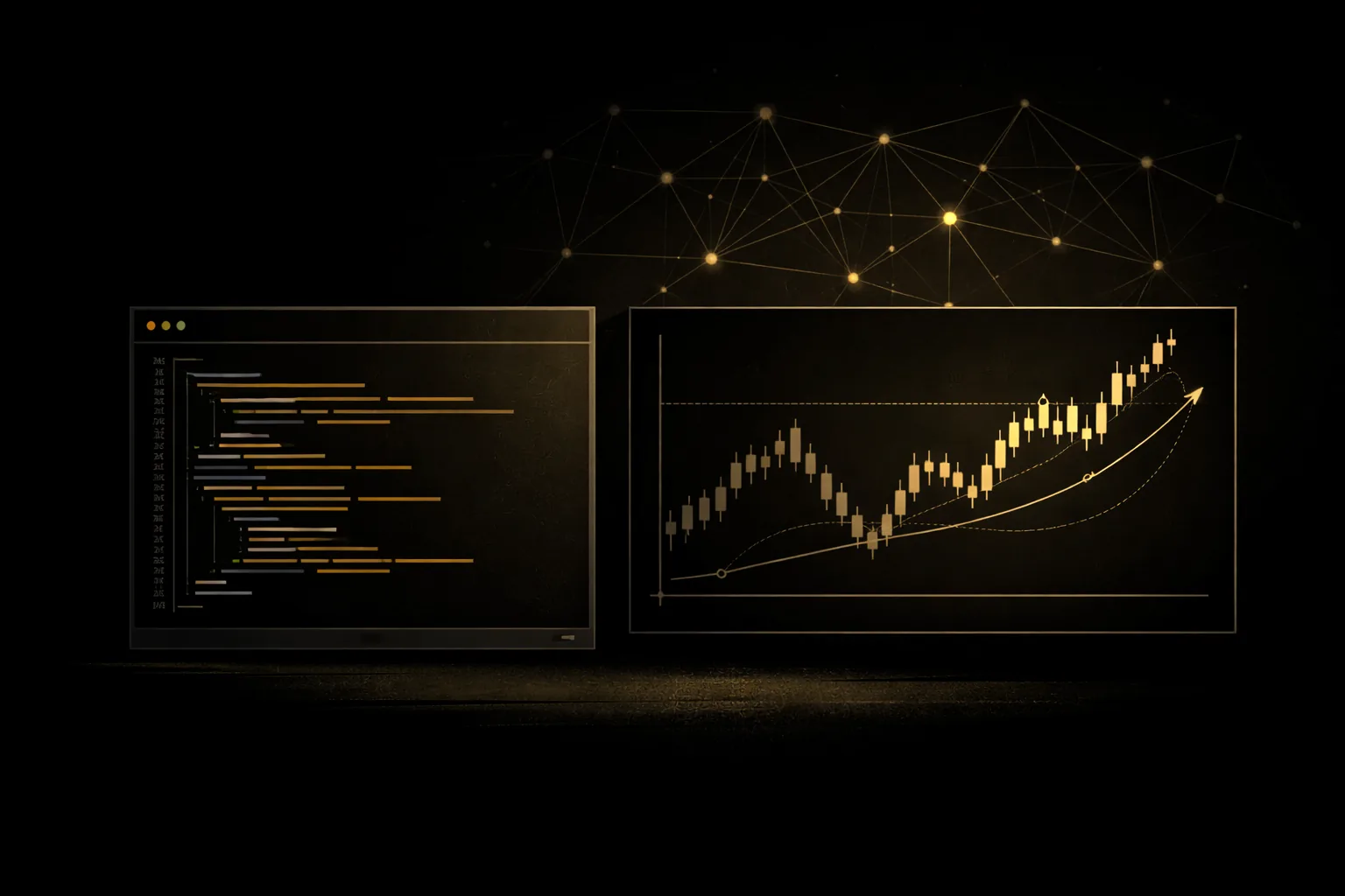 Magnified market chart analysis